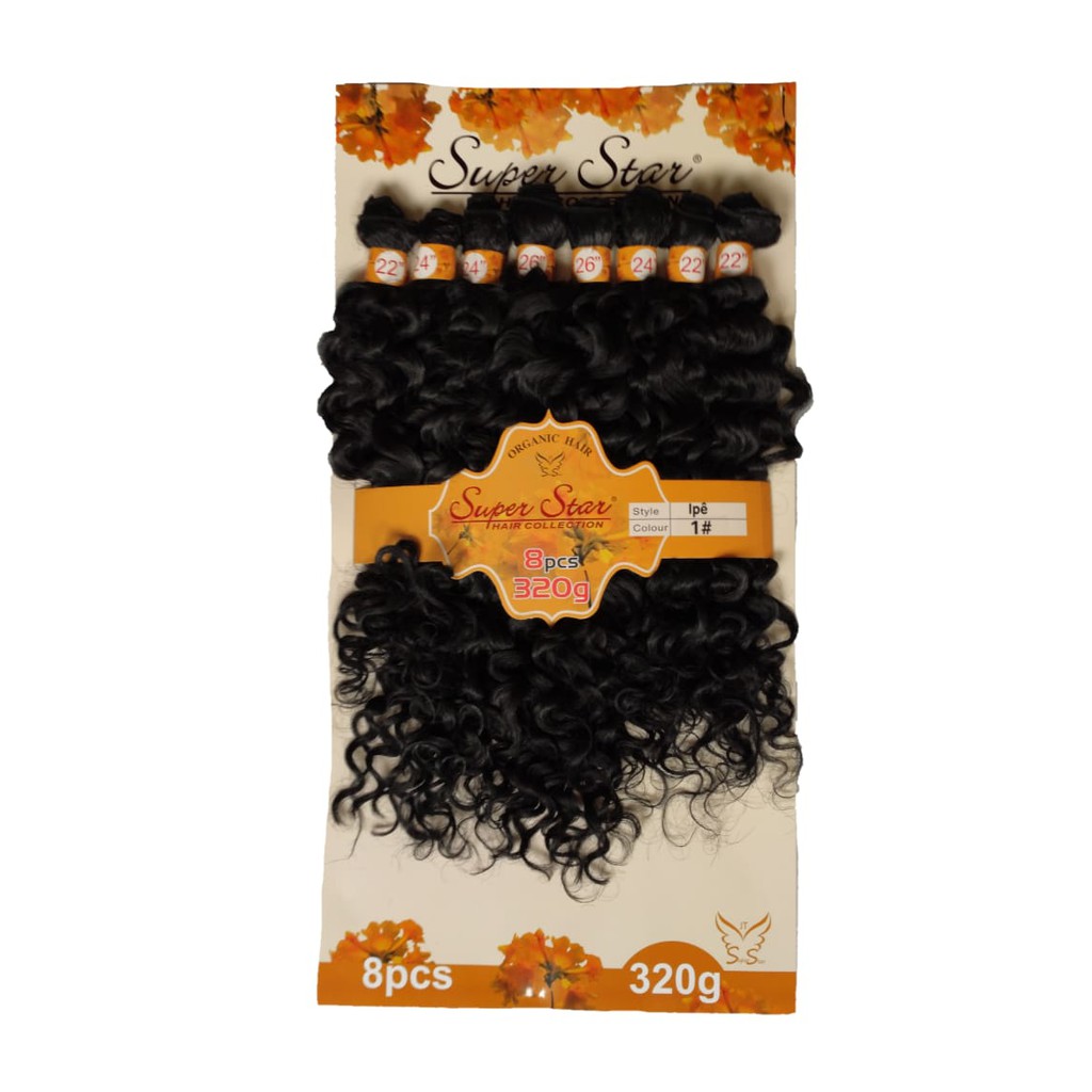 Cabelo Orgânico Cacheado Ipe Super Star 320g