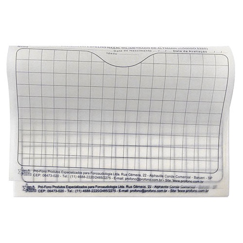 Bloco Referência – Refil do Espelho Nasal Milimetrado em Oferta na Shopee