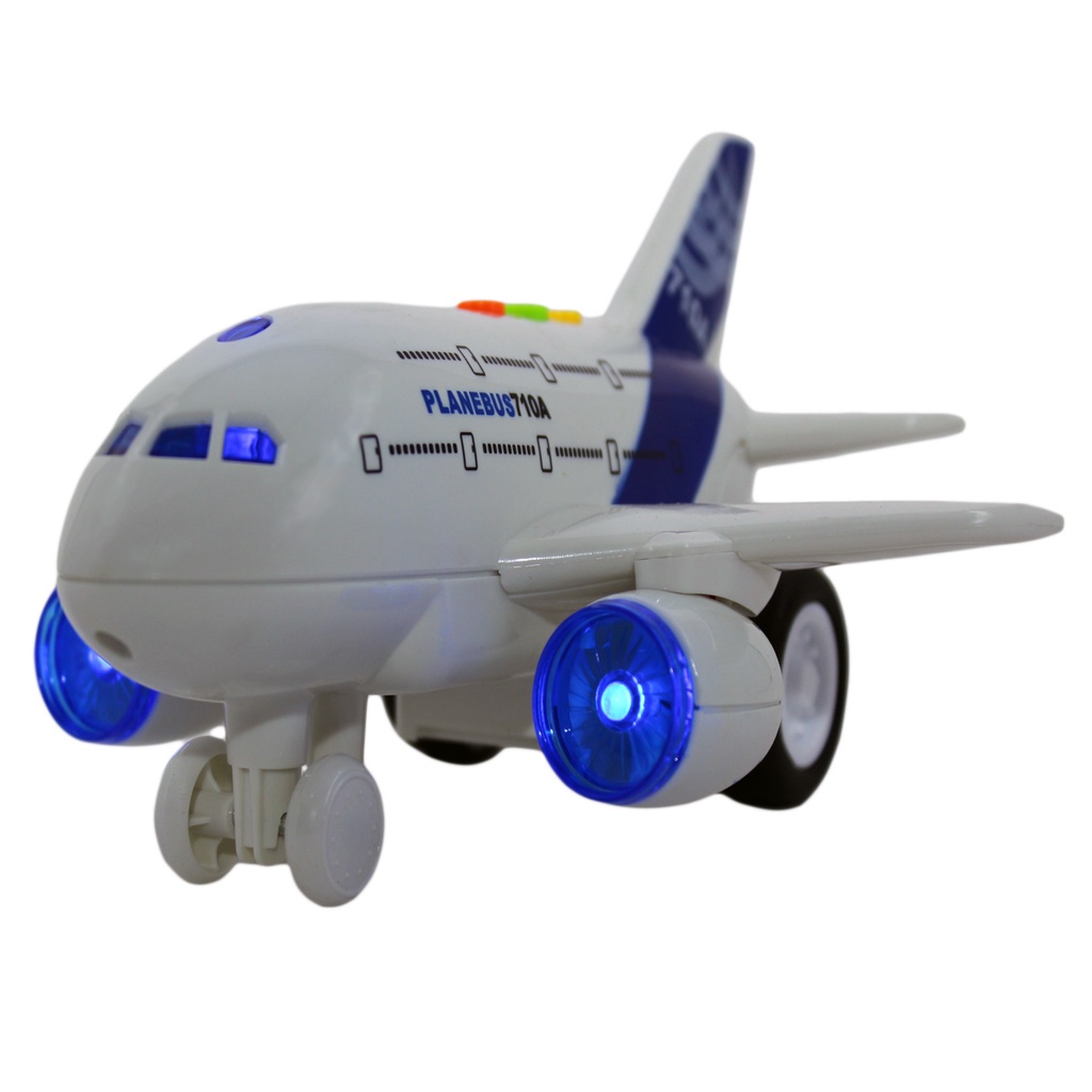 Avião de Brinquedo com Som e Luz Mini Airbus | Shopee Brasil