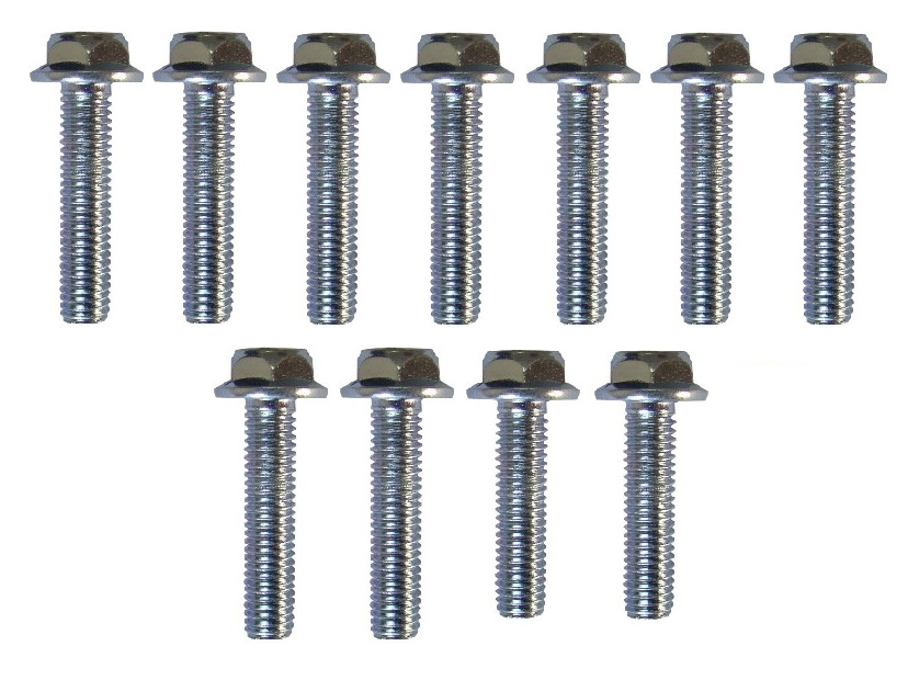 Kit parafusos tampa motor lateral esquerda+direita CG125 Titan/Cargo KS 2000 a 2004 CG125 Fan 2005 a 2008 Honda