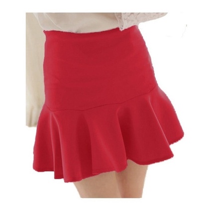 Saia Curta Peplum Sino Juju Panicat Verão