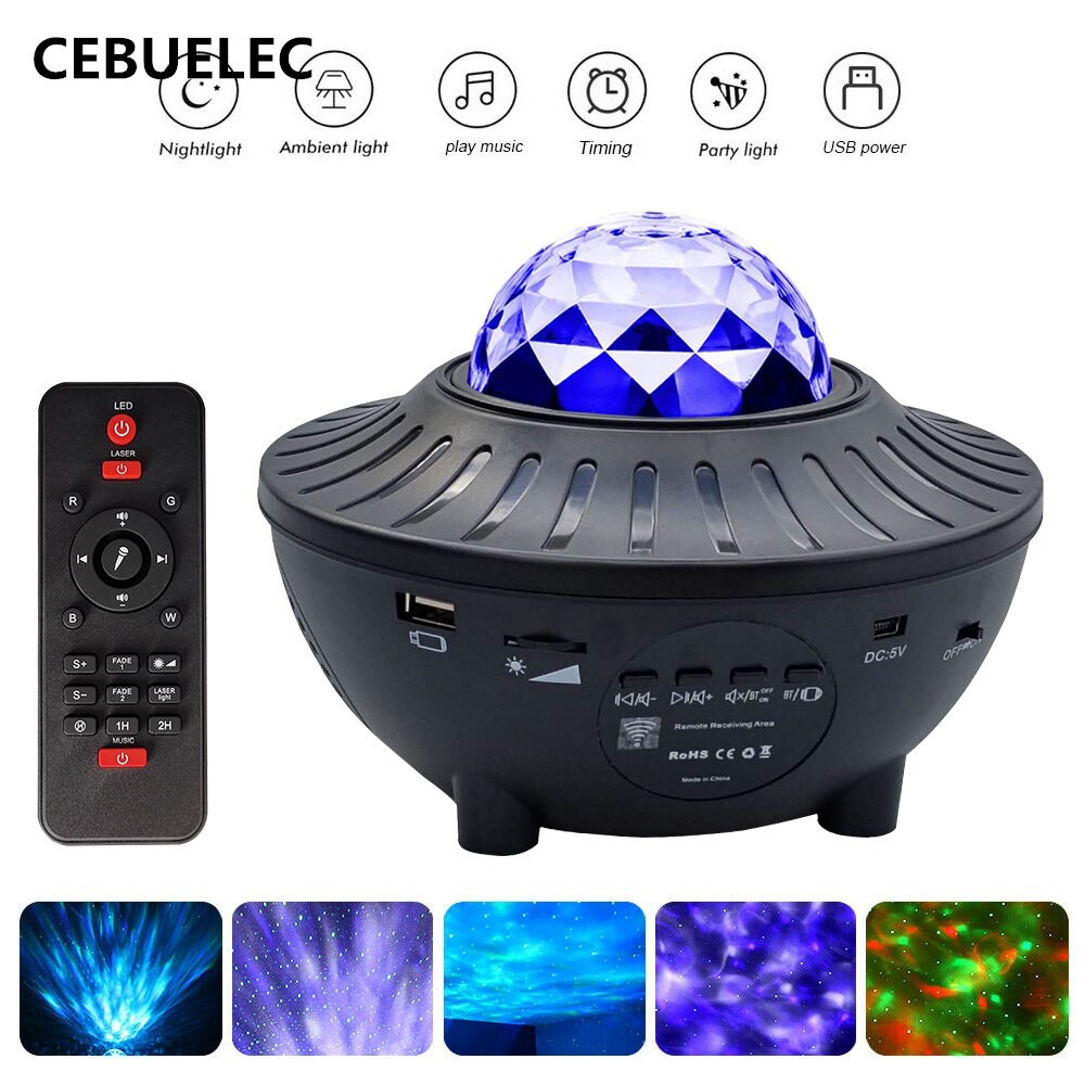 Starry Projector Light Led Star Projetor Bluetooth Music Starry Sky