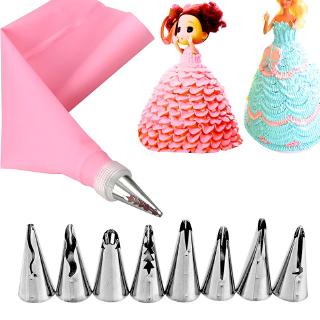 10 Pçs / Kit bico de confeitar bailarina Bolo com Bicos para Fazer Saia de Barbie / Decoração / Confeitaria