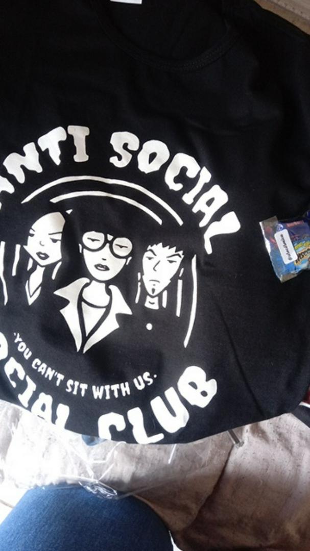 Camiseta ou Baby Look Daria Anti Social Social Club Desenho MTV | Shopee  Brasil