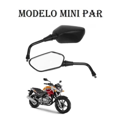 Mini Par Retrovisor Espelho Honda Biz 100/110/125/Nx 150/200/Xlr 125/Nxr 125/150/ Nxr 160 Bros /Xre 300 Modelo Original