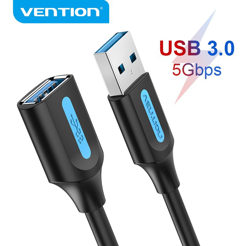 Vention USB 2.0 Extension Cable USB Data Sync Male to Female Cable For Computer em Oferta na Shopee