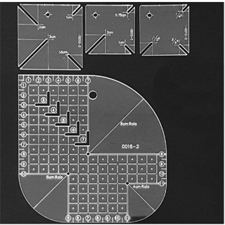 04 Reguas Gabarito Canto Mitrado Caixa Leite Curvas Quadrados Patchwork Cristal em Oferta na Shopee
