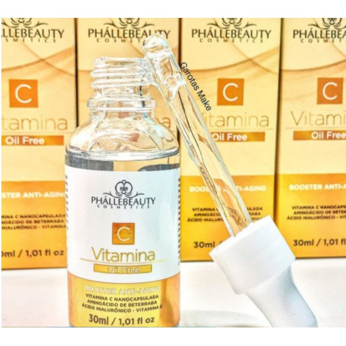 Vitamina C Booster Anti Aging Oil Free 30ml - Phállebeauty