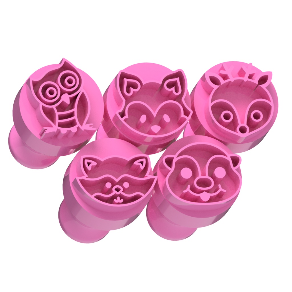 Carimbos para Docinhos Bosque Encantado em Oferta na Shopee