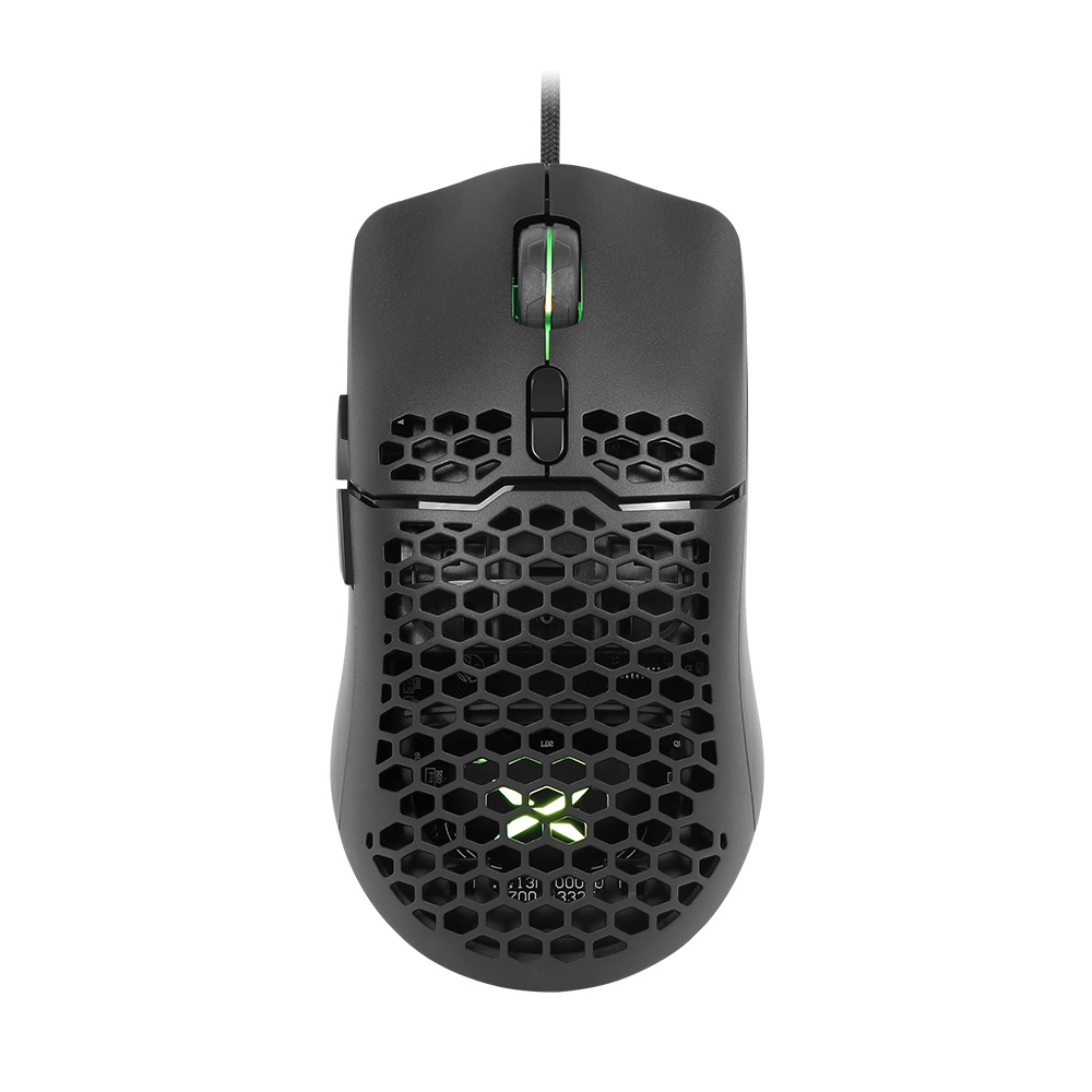 Delux Mouse Ergonômico M700A RGB Leve Gaming 67g 7200DPI 1000Hz