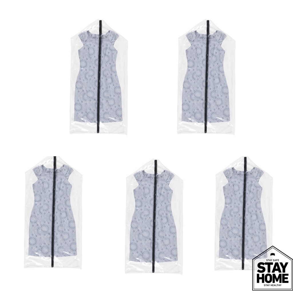 5 Capas Protetoras para Vestido Transparente