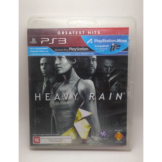 heavy rain PS3 Playstation 3 jogo original mídia física