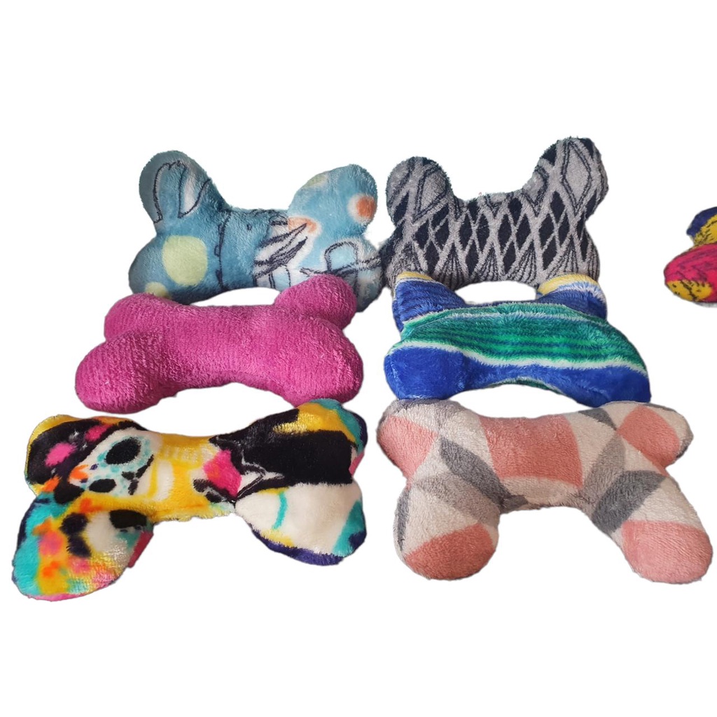 KIT COM 2 OSSINHO BRINQUEDO DE PANO PARA PETS em Oferta na Shopee