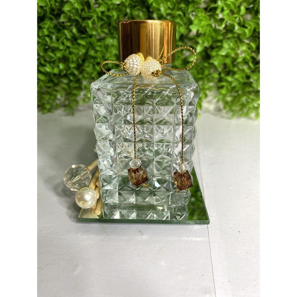 Aromatizador/Difusor de Ambiente + bandeja Dourado