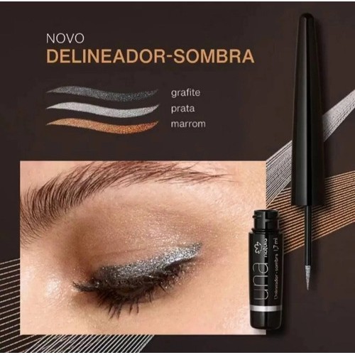 Delineador Sombra Una Prata 1,7ml - Natura | Shopee Brasil