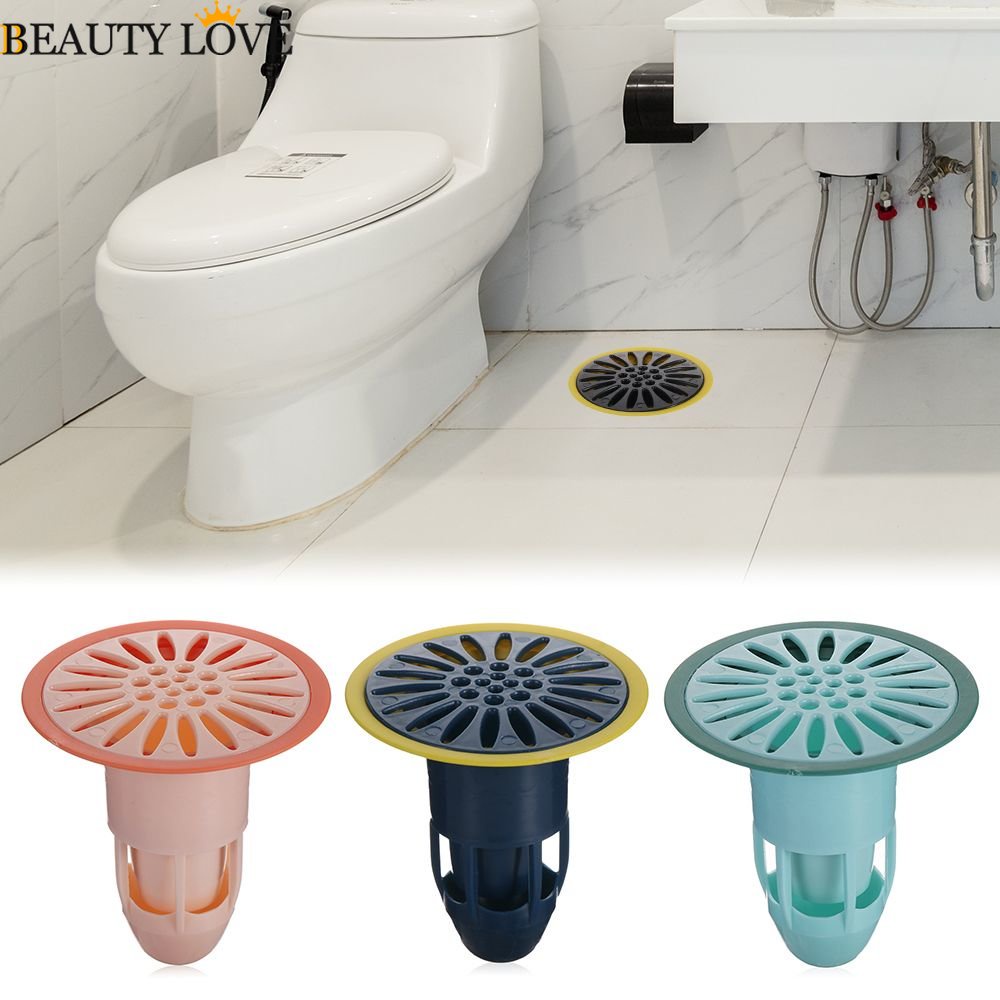 Chuveiro Filtro De Esgoto Para Cabelos Tampa De Dreno De Piso À Prova De Insetos De Cozinha Suprimentos Desodorante Núcleo De Silicone Anti-odor em Oferta na Shopee