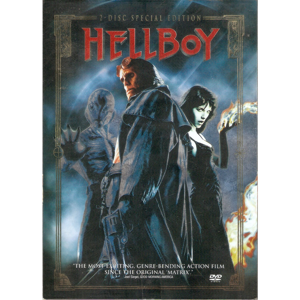 DVD DUPLO C/ LUVA Hellboy - ESPECIAL EDITION
