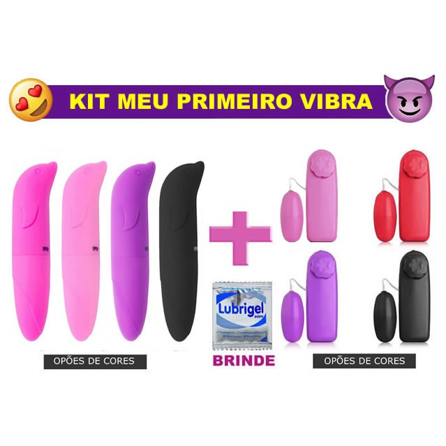 Kit Meu Primeiro Vibra Vibrador Golfinho Vibrador Bullet Sex Shop Shopee Brasil 4162