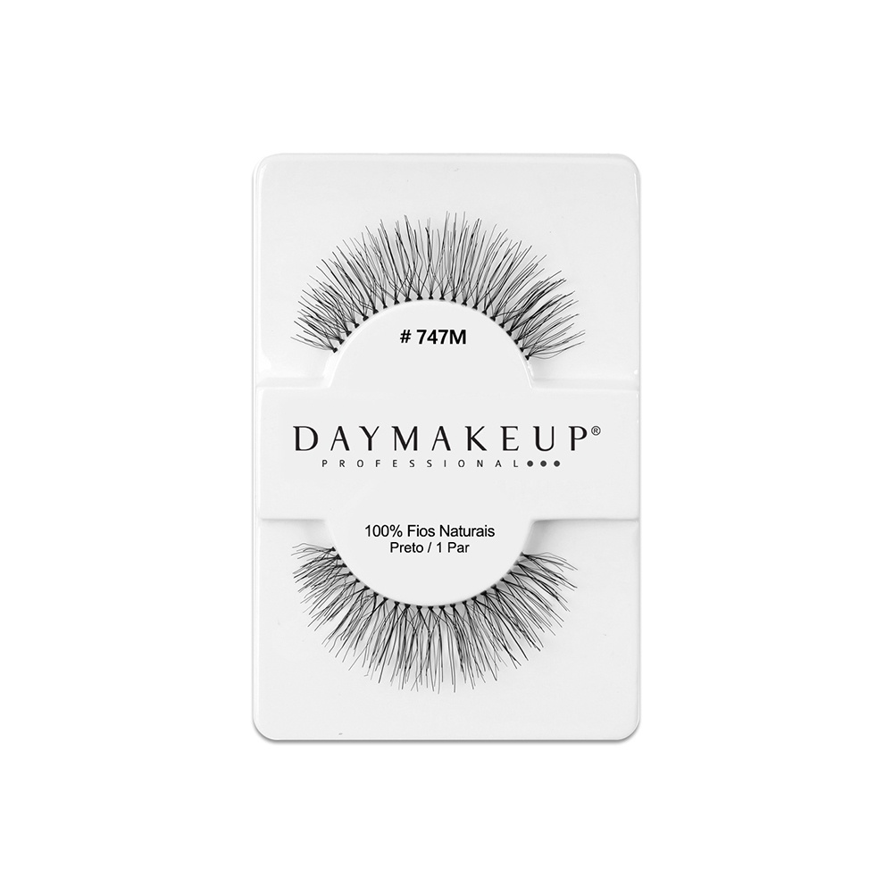 CILIOS POSTIÇOS HUMAN HAIR #747M - DAYMAKEUP