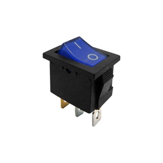 Kit 5 Unidades Chave Gangorra KCD1-102N 3T 6A 250V I/O Neon (Azul) em Oferta na Shopee