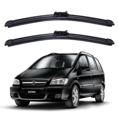 Par Palheta Limpador Para-brisa Dianteiro p/ Carro GM Chevrolet Zafira 2000 A 2012 Kit .