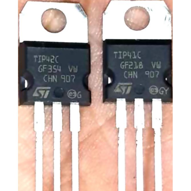 1X PAR TIP41C TIP42C TIP41 TIP42 PARA REPARO AMPLIFICADOR RECEIVER SONATA RIO E CAIXA AMPLIFICADA FRAHM, cce, ciclotron, wattsom, oneal, attack etc