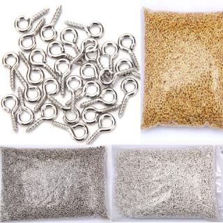 300Pcs Mini Alfinetes De Parafuso Para Jóias Fazendo Pérolas De Pérola Ganchos Pingente