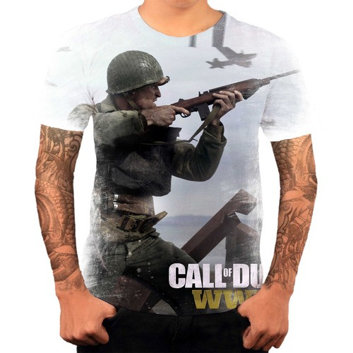 Camiseta Camisa Jogo Game Call Of Duty Ww2 Md3 | Shopee Brasil