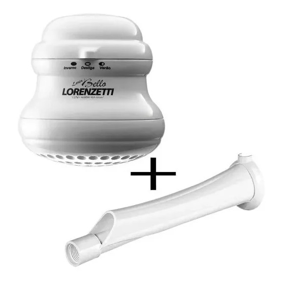 Chuveiro Ducha Bello Banho Ultra 5500w 110v Ou 220v Lorenzetti + braço