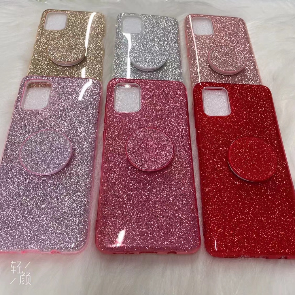 capa de celular feminina Brilhante pra Samsung S20FE proteção da câmera