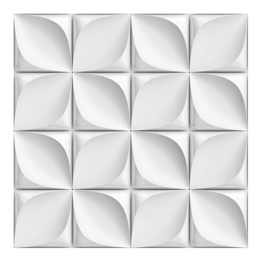 Papel De Parede Adesivo 3d Efeito Gesso Triangular Branco 2,50 mts em Oferta na Shopee