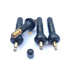 Bico Válvula para roda Carro com Sensor TPMS 4 UNID