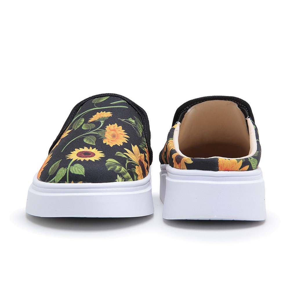 Tênis Mule Feminino Slip On Flatform Barato Estilo Babuche