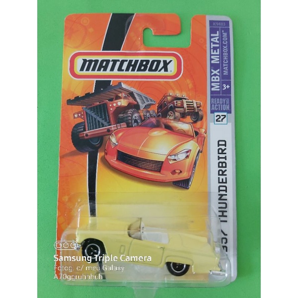 MATCHBOX FORD THUNDERBIRD LACRADO NA CARTELA ESCALA 1.64 NOVO COLEÇÃO ANTIGA