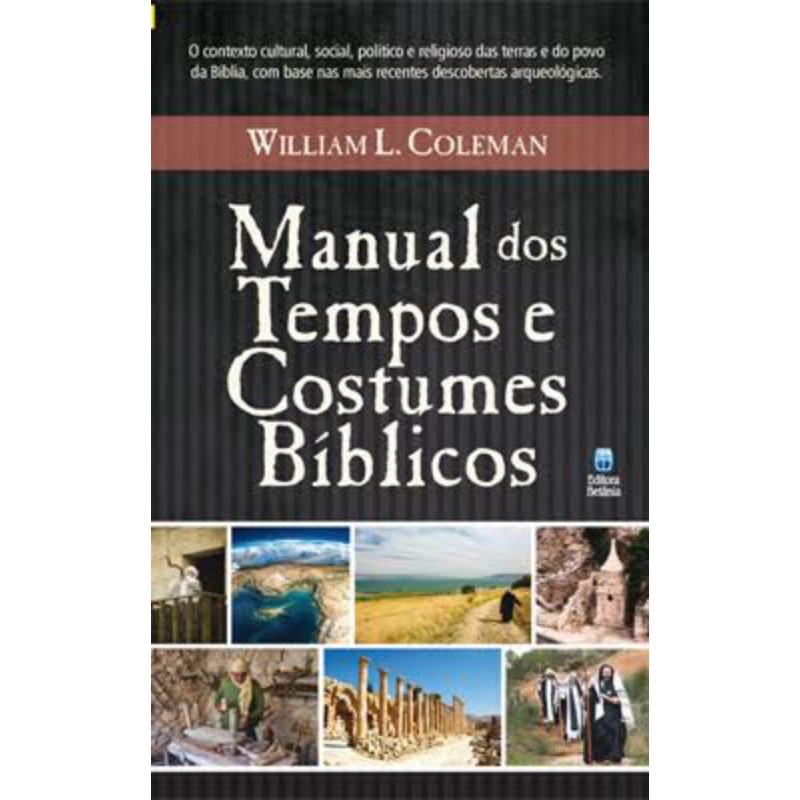 Manual dos Tempos e Costumes Bíblicos em Oferta na Shopee