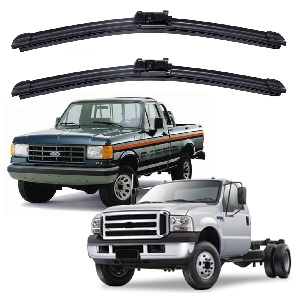 Par Palhetas Limpador Para-brisa Ford F-1000 E F-4000 1992 A 2001 - Spare Parts and Accessories for Vehicles
