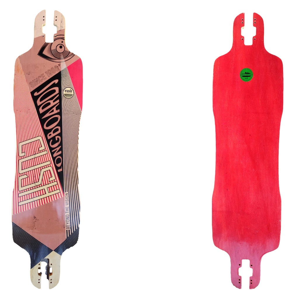 Shape Cush Drop Thru Longboard Skate DT05 95x24cm - Skateshop Logboard