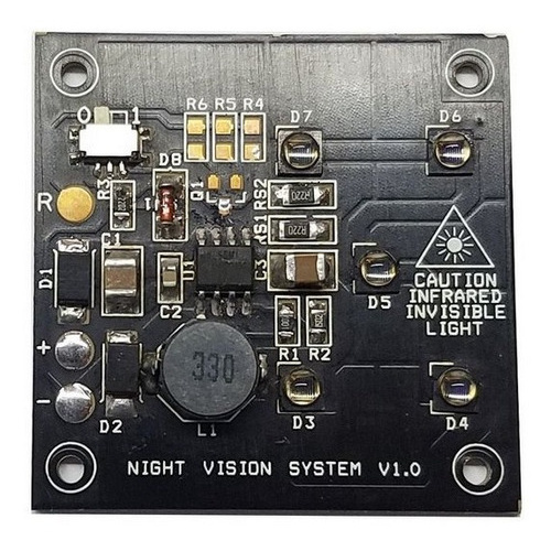 Led Módulo Visão Noturna Infravermelho 850nm P/ Drones 35751
