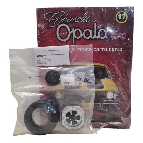 Fascículo Nº 17 Chevrolet Opala Ss Amarelo Metal Salvat 1:8