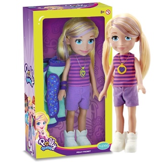 BONECA POLLY POCKET CAMPING PUPEE MATTEL