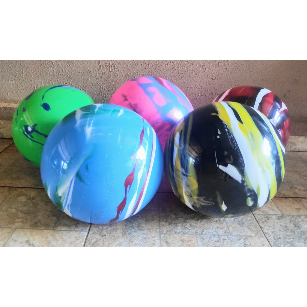 4 BOLAS DE VINIL GRANDE 37CM | Shopee Brasil