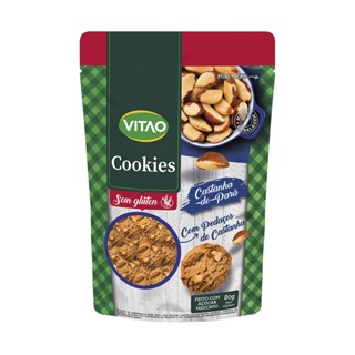 Cookie Sem Glúten Castanha do Pará 80g - Vitao 658 em Oferta na Shopee