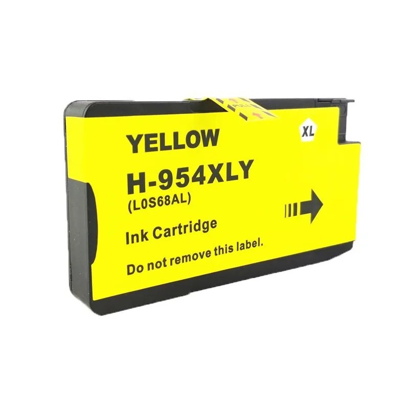 Cartucho de Tinta Yellow compatível HP Officejet Pro 7720 7740 8710 8715 8720 8716 8725 8210 8740 8730 8702 7730 8218 Wide Format All-in-One 954 954XL