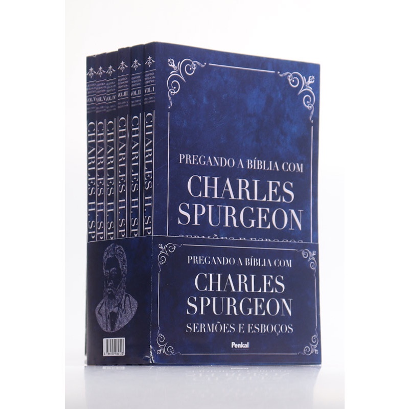 Box com 6 Volumes em Edição Especial | Pregando a Bíblia com Charles Spurgeon Se