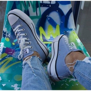 Tenis Converse All Star Bota Cano Alto Azul Claro Bebe Shopee Brasil