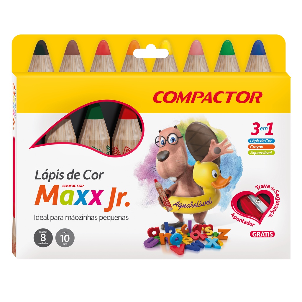 Lápis De Cor Maxx Jr C/8 Cores - Stationery