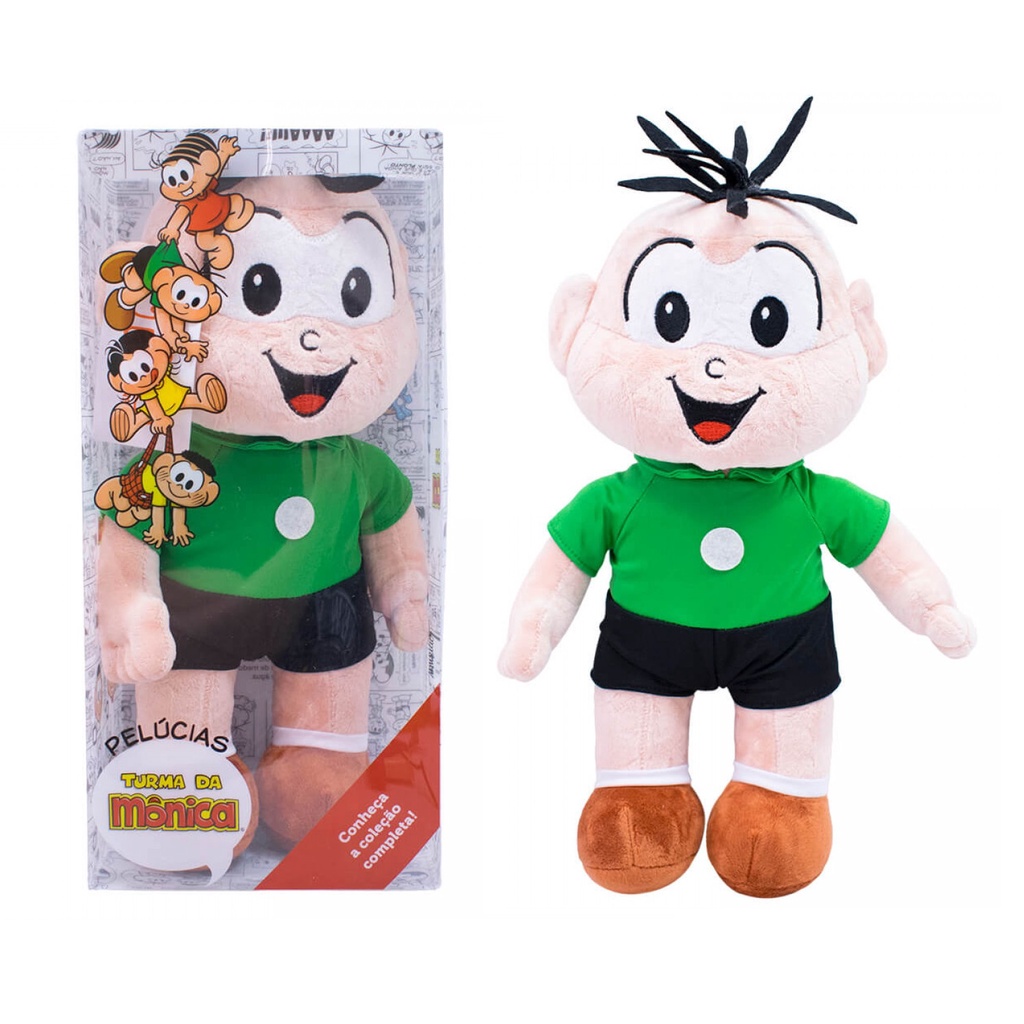 Boneco De Pelúcia Cebolinha Turma Da Mônica Licenciado Shopee Brasil 0700