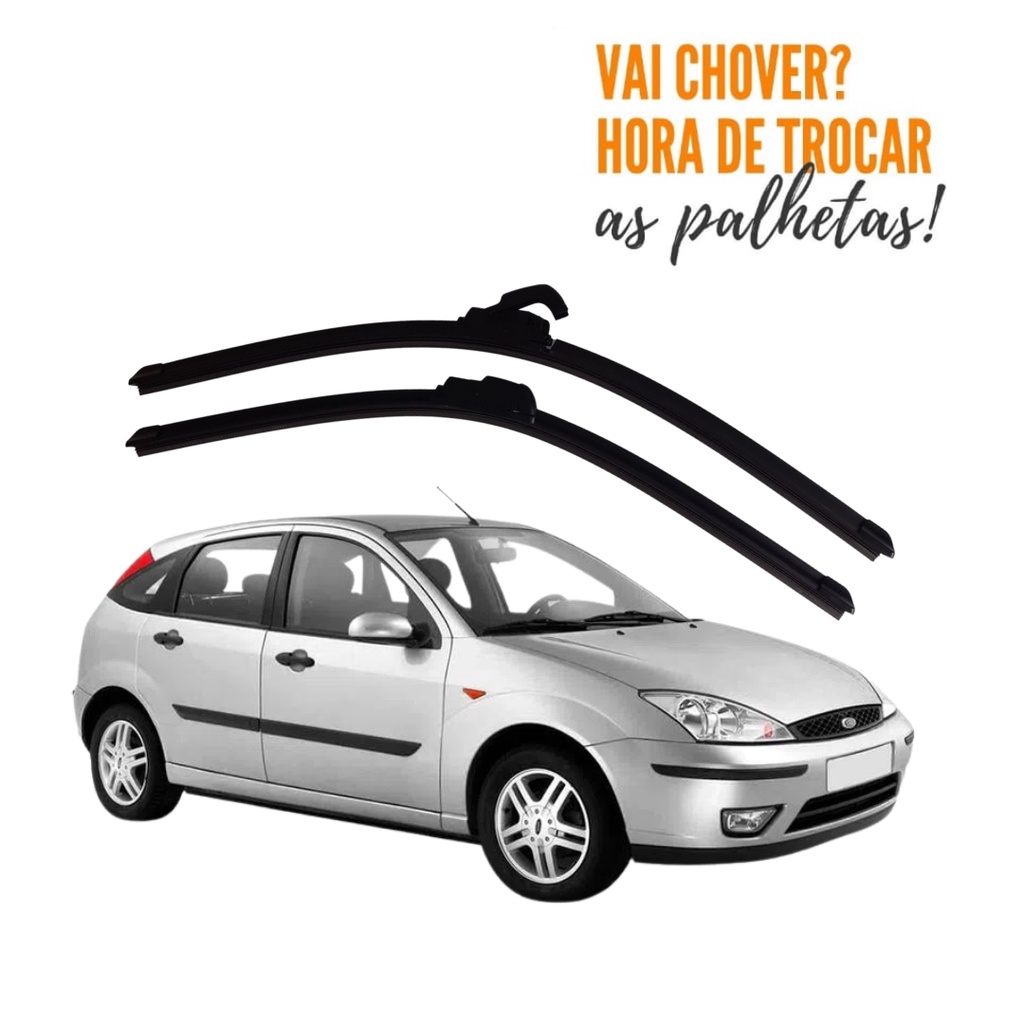 Par Palheta Limpador Parabrisa Ford Focus 2000 a 2008 em Oferta na Shopee
