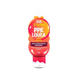 Gel Excitante Feminino no Sabor de Menta com Efeito Vasodilatador e Função de Pulsar, Esfriar e Esquentar - Intt Poções PPK Louca - 15g em Oferta na Shopee