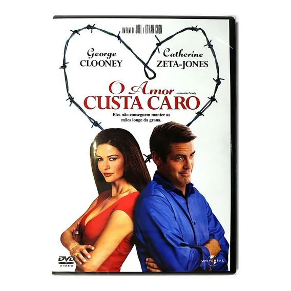 Dvd O Amor Custa Caro George Clooney Catherine Zeta Jones lacrado